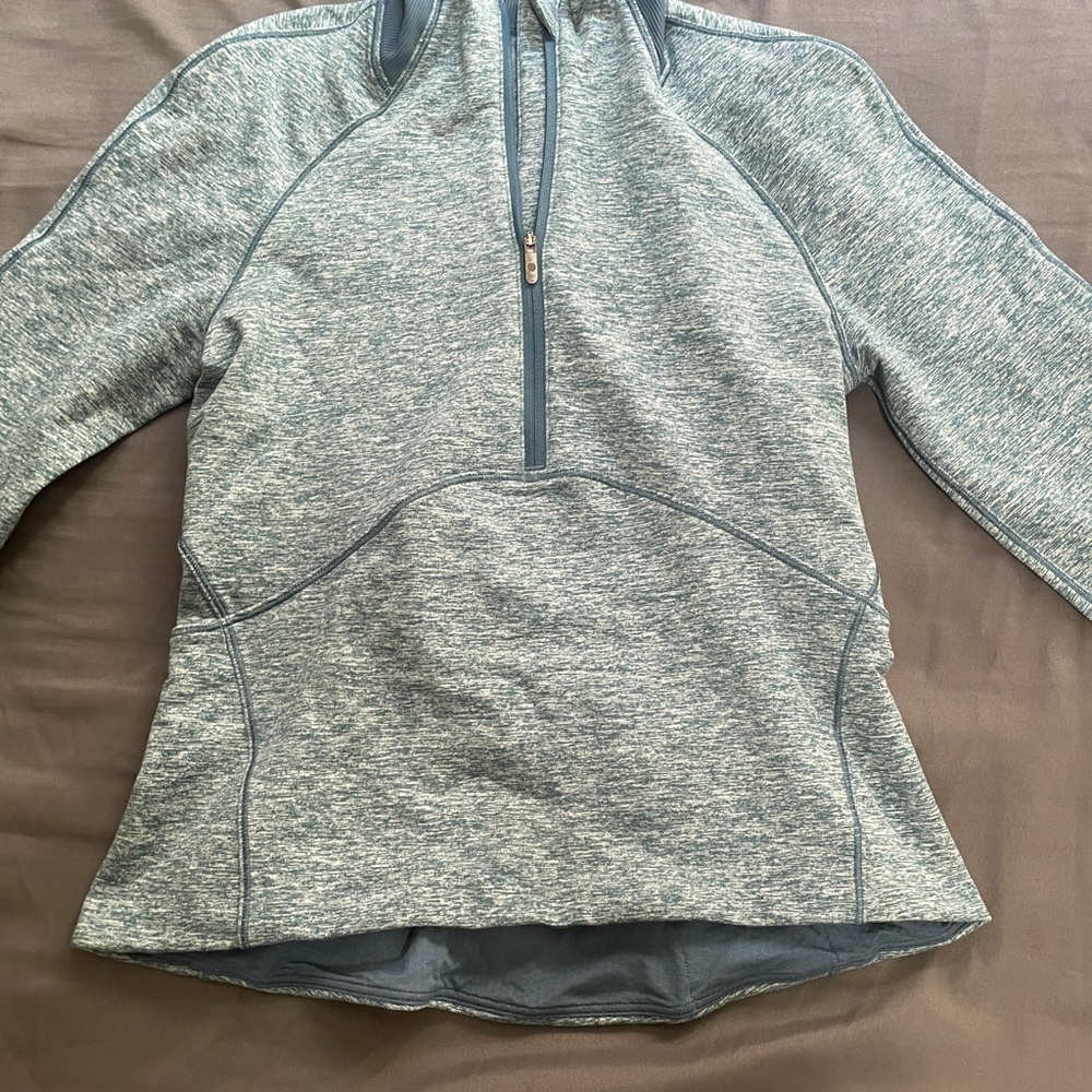 lululemon athletica Blue Heathered Women's Top